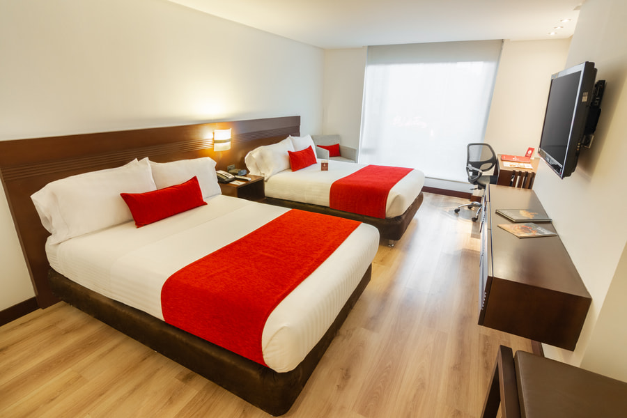 Baño con todas las amenidades